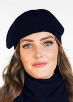 Merino Possum Koru Zig Zag Beret