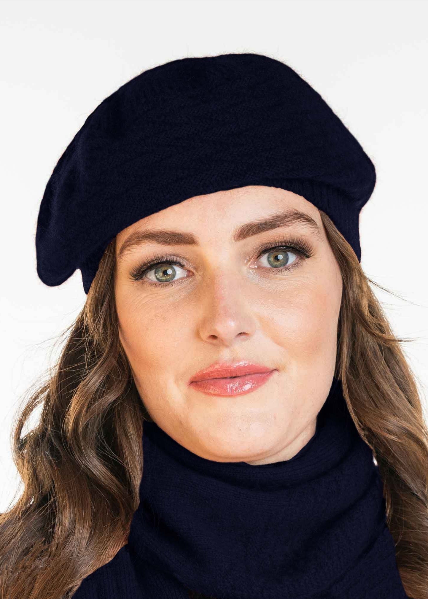 Merino Possum Koru Zig Zag Beret