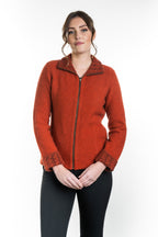 Koru Merino Possum Two Tone Zip Jacket