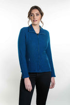 Koru Merino Possum Shaped Zip Jacket