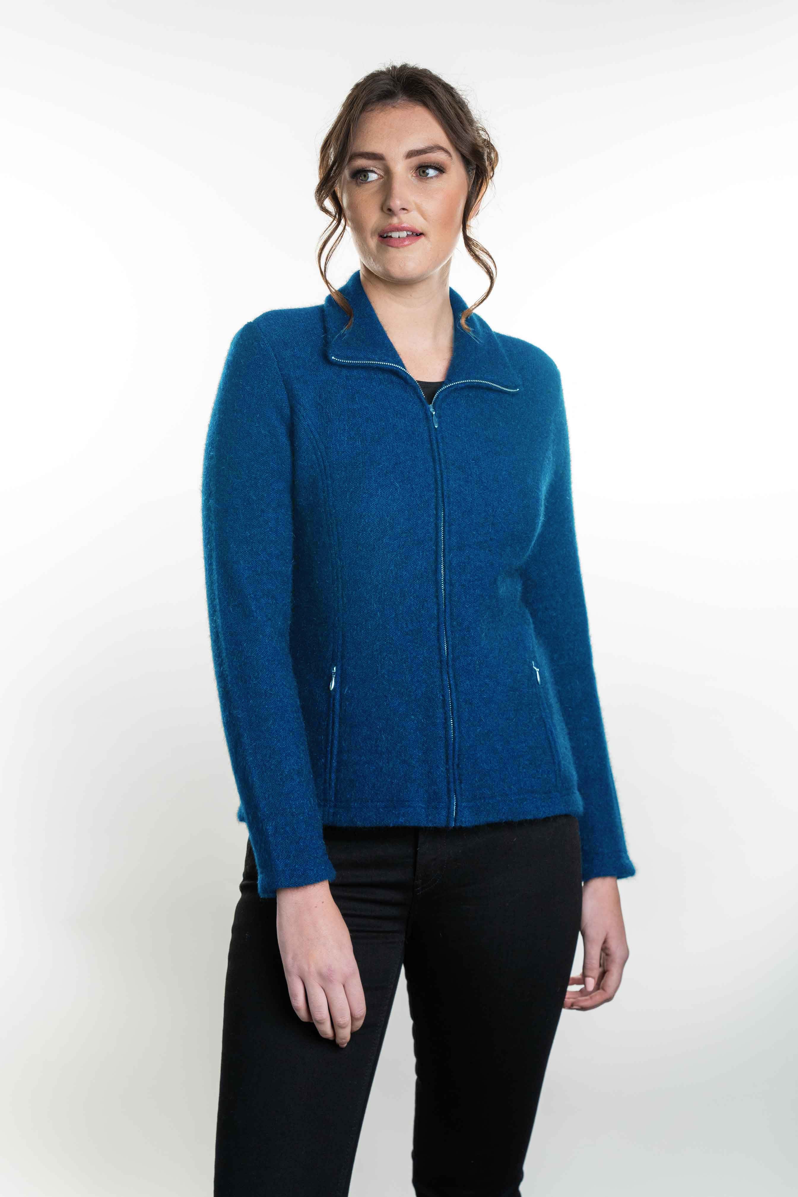Koru Merino Possum Shaped Zip Jacket