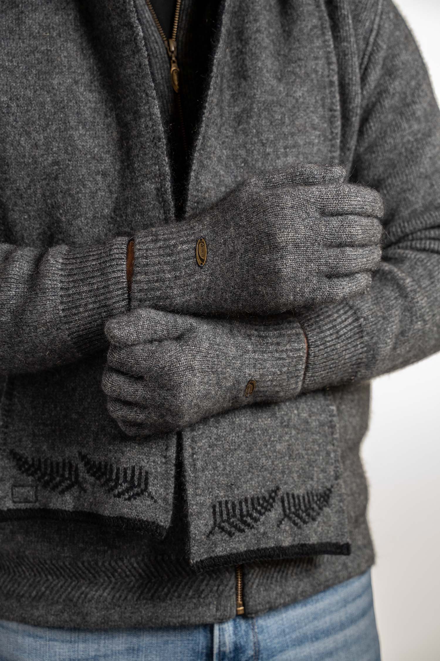 Merino Possum Koru Fern Scarf