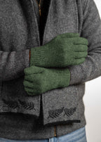 Merino Possum Koru Plain Gloves