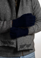 Merino Possum Koru Plain Gloves