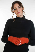 Merino Possum Koru Fingerless Gloves