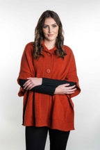 Koru Merino Possum Cape with Pockets