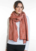 Koru Merino Possum Jacquard Wrap