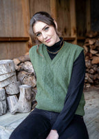 Koru Merino Possum Cable Vest