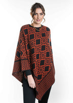 Koru Merino Possum Diamond Poncho