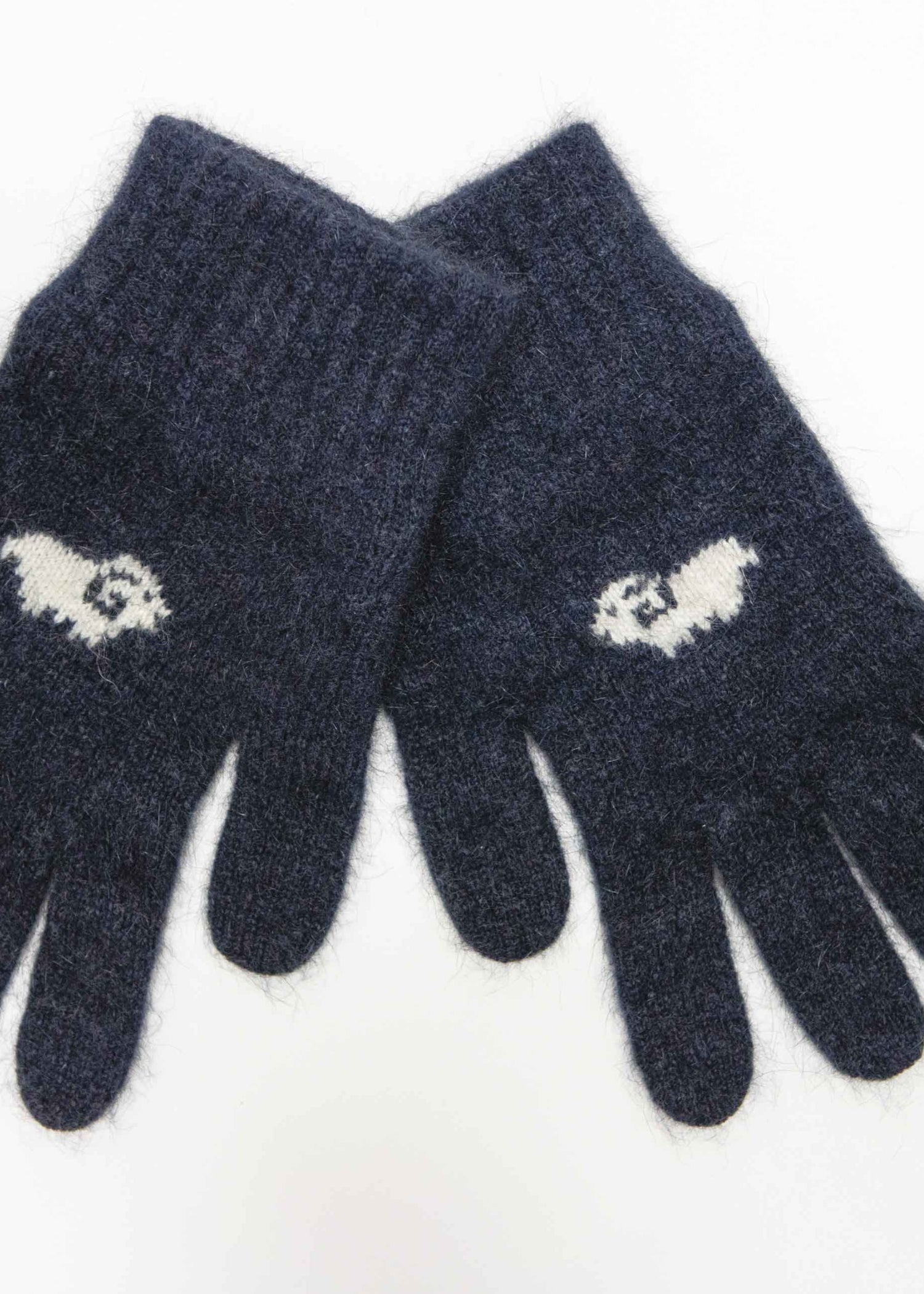 Merino Possum Koru Sheep Gloves