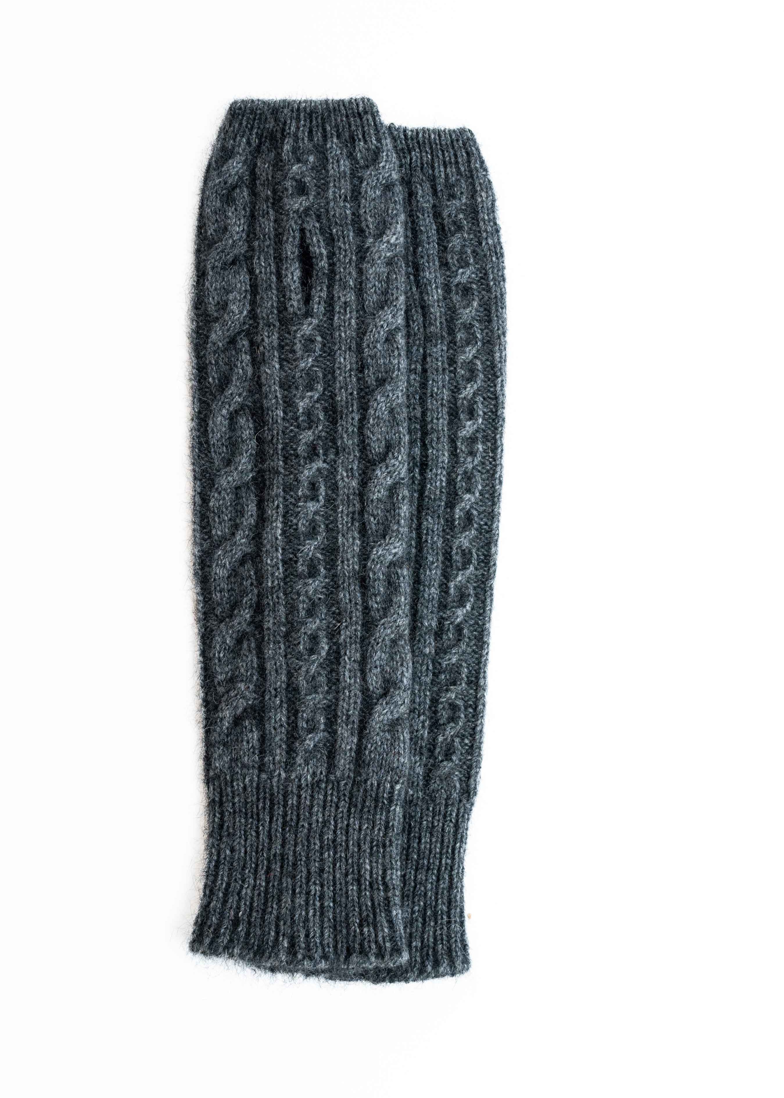 Merino Possum Koru Cable Glovelets