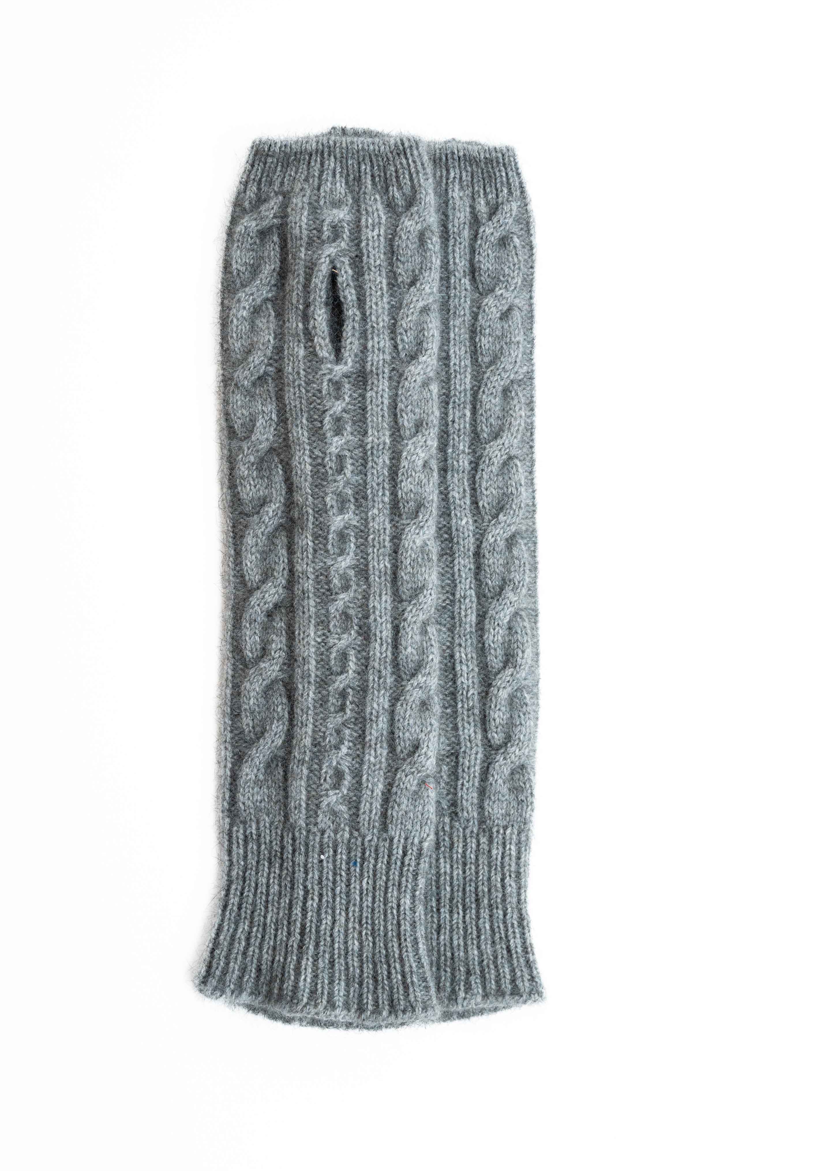 Merino Possum Koru Cable Glovelets