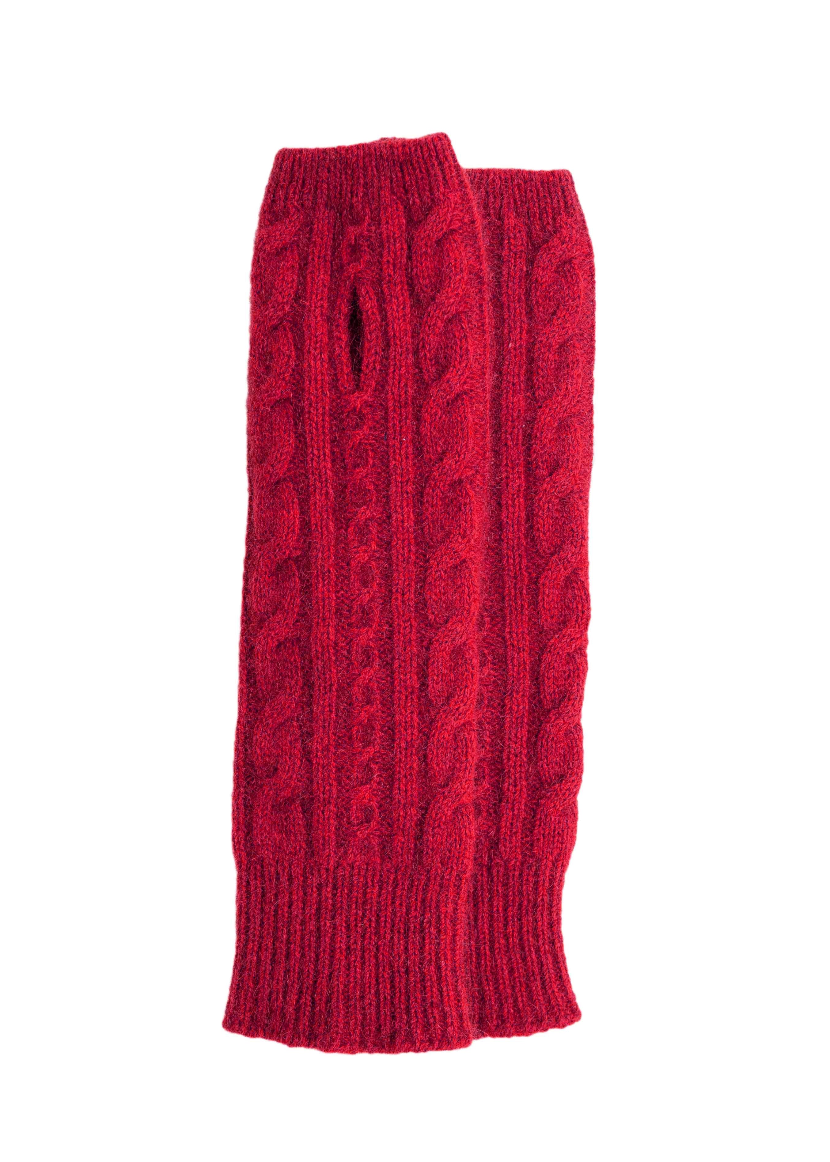 Merino Possum Koru Cable Glovelets