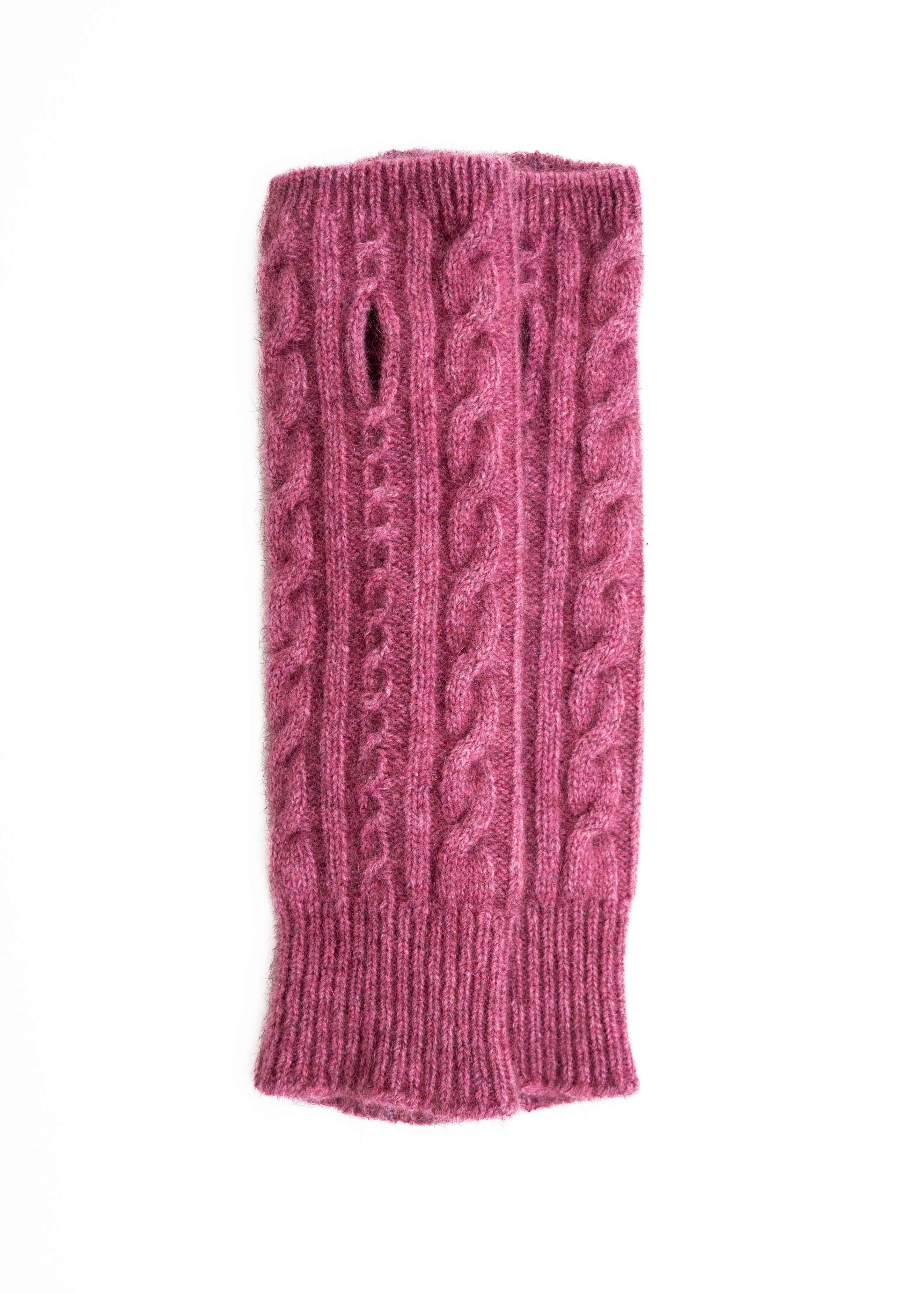 Merino Possum Koru Cable Glovelets