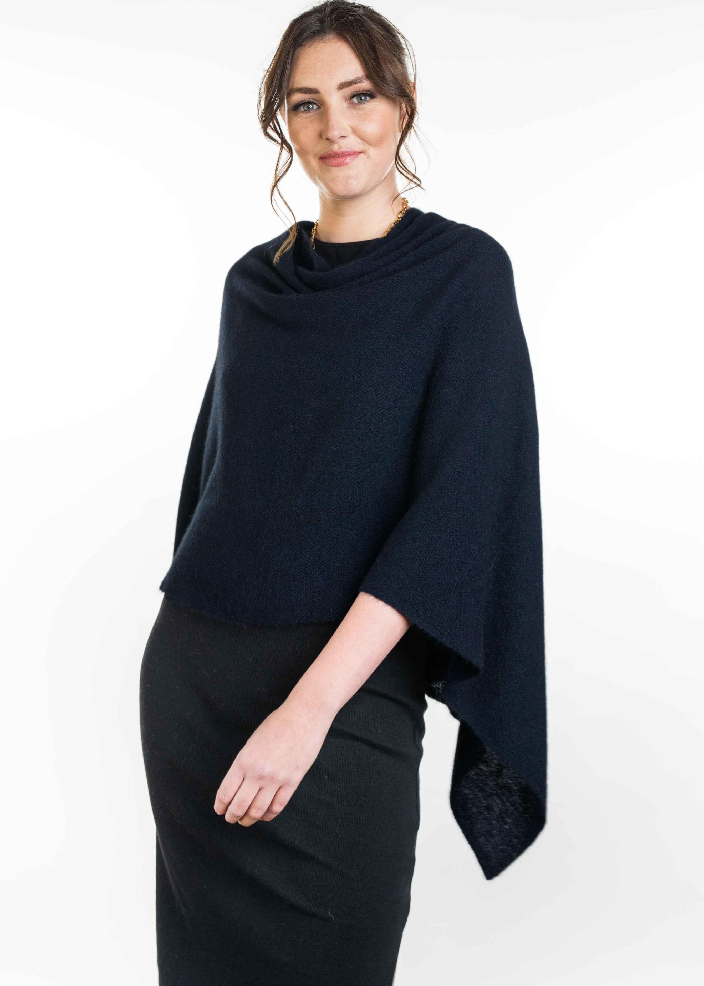 Koru Merino Possum Two Way Poncho