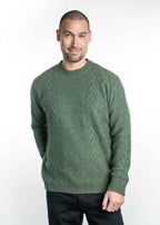 Koru Merino Possum Crew Neck Aran Jumper