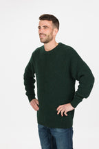 Green 100% Wool MKM Crew neck jersey 