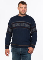 An MKM Originals Classic is made from our exclusive fibre&nbsp;Ecoblend.&nbsp;&nbsp;This sweater features the historic selburose pattern, a classic crew neck, and is super soft to wear.

Ecoblend

60% Natural Fibers—Silk, Wool, Angora
25% Recycled Possum Fibre
15%&nbsp;Nylon