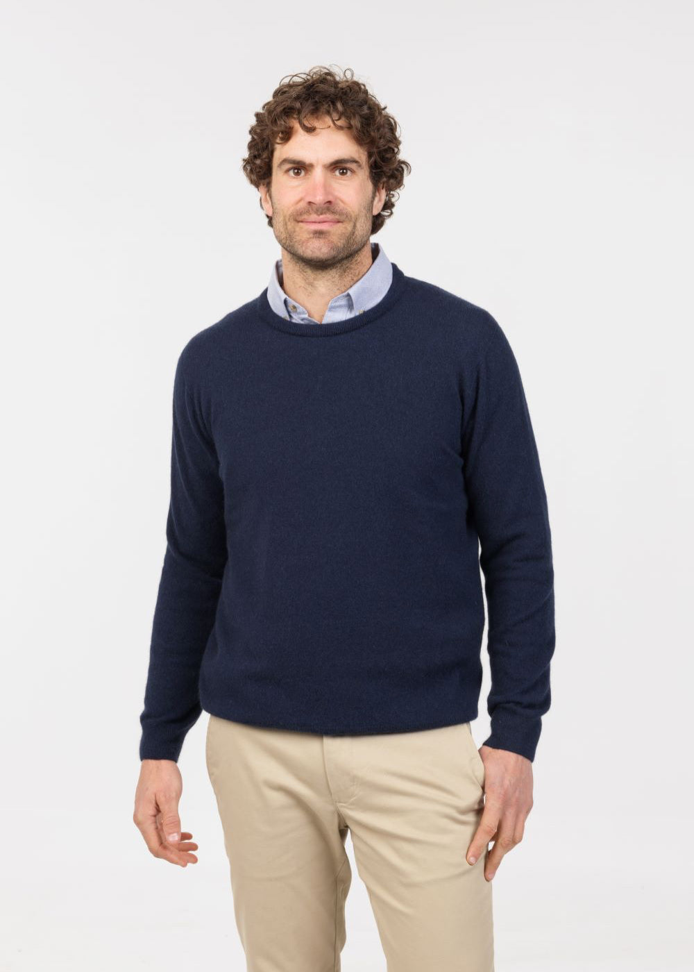 Merino possum plain crew neck. Made in New Zealand 