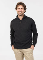 Native World Merino Possum Classic quarter zip jersey. Made in New Zealand.
