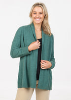 Native World Merino Possum Classic Cable Cardigan. Made in New Zealand 