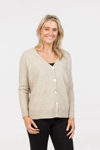 Native World Merino Possum Classic Cable Cardigan