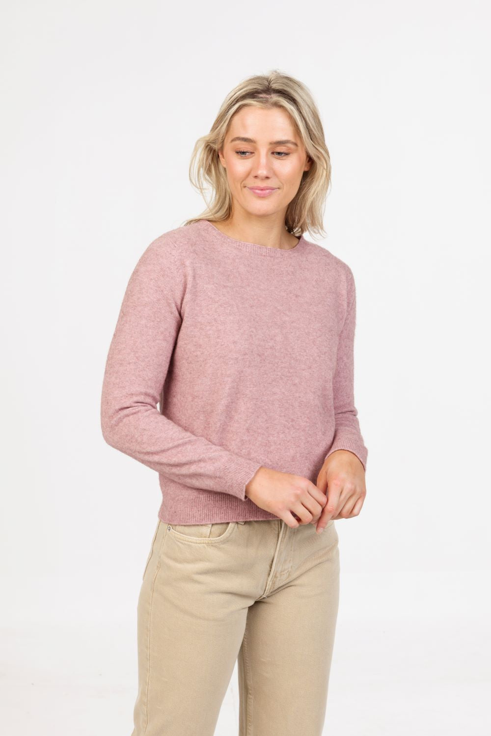 Native World Merino Possum Classic Crop Sweater
