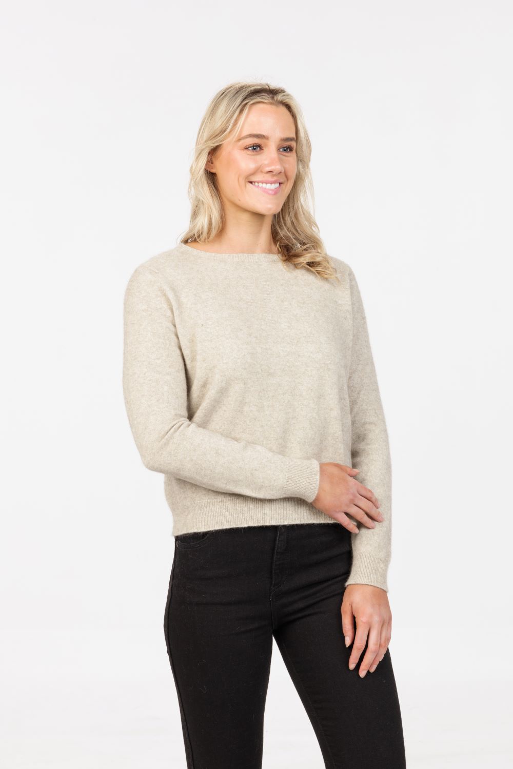 Native World Merino Possum Classic Crop Sweater
