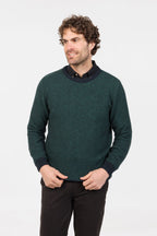Merino Possum Textured Sweater.

Based on our best-selling Textured Half Zip, the crew neck version in deep sage.
Luxury Blend of Possum Fur, Superfine Merino Wool, and Silk
20% Possum Fibre
70% Super fine Merino (17.5 Micron)
10% Silk