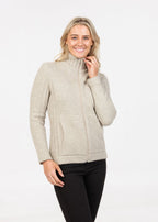 Native world merino possum essential jacket with pockets. In natural colour 