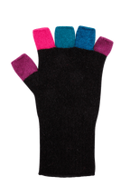 Merino Possum Multicolour Womens Fingerless Glove