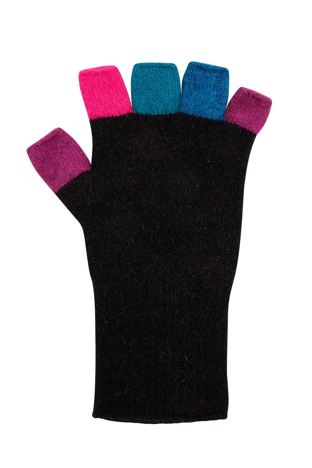 Merino Possum Multicolour Womens Fingerless Glove