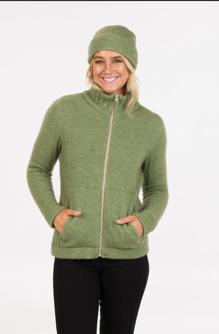 Native World Merino Possum Essential Full Zip Jacket